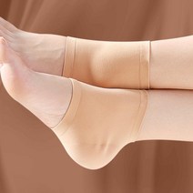 보습양말 발꿈치뒤꿈치양말 건조방지 풋케어 굳은살제거 각질제거 풋패드(실리콘), 베이지, 베이지