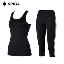 스피카 여성용 나시 칠부 레깅스 요가복 상하의 세트 SPA612706
