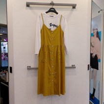 클라이드앤 클라이드엔 여성7부린넨허리셔링단추원피스_S CKBOP712F