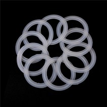 고무와셔 오링 실리콘 구리 스텐 10pcs 씰링 스트립 가스켓 링 와셔 사제 유제품 적합 51mm 파이프 64mm od 위생 2 트라이 클램프, 외경 64mm