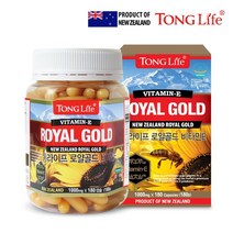 New Zealand-뉴질랜드정품-통라이프- 로얄골드 비타민E(로얄제리)6개월분-1병, 180g, 1병