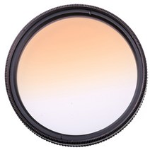 캐논 니콘 소니 카메라용 컬러풀 필터 그라데이션 풍경 49MM - 77MM, 브라운_52mm