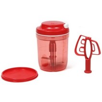 타파웨어 스무디 차퍼 야채다지기 휘핑기 730ml, 레드, 1개