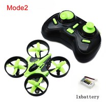 고급 농업용 수중드론 캠핑놀거리 성용드론 Eachine E010 미니 2.4G 4CH, 협력사, 녹색 1배터리 모드2