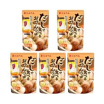 일본 육수 조미료 닌벤 국물로 먹는 오뎅 국물 (58g+3g)x5개 [쓰유 가다랑어포 다시마] 1699년 창업 가다랑어포·다시마 전문점의
