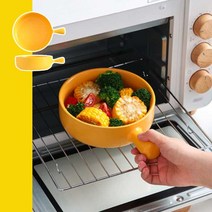 리빙나인 북유럽 세라믹 손잡이 그릇, 네이비