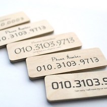 [포토킹] 원목 주차번호판 주차알림판, 1개, [2]우드차량로고