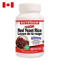뉴트리돔 레드 이스트 라이스 붉은 효모쌀 폴리코사놀 60식물성 캡슐 N226, 1개