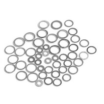 고무오링 패킹 실리콘 오링 고무링 20pcs M6-M26 알루미늄 와셔 가스 켓 플랫 금속 플러그 오일 씰링 링 패, 04 12x16x1mm
