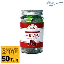 올바른습관 오미자 차 1통 50티백 건강차, 60g, 1병