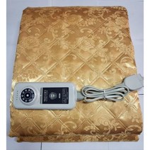 전기장판 국내산 new한일전기요 100x180 중형 황금색 자가드원단 전자파 안전인증, 단품