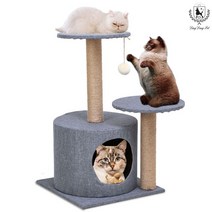 고양이 직조 원목 캣타워 베이직, 직조원목캣타워 베이직