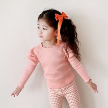 S/S 콩베베 프렌치 프릴 골지티셔츠 여아공주 블라우스CC01