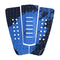 스킴 보드 서핑 보드 트랙션 3 조각 EVA 프리미엄 접착제 테일 키커 Skimboard, 01 Blue  Black