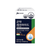 곤약세라마이드 먹는 영양제 600mg x 60정, JW중외제약 곤약세라마이드 600mg 60정