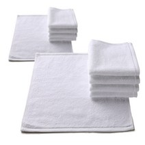 [모던리빙] 행주 순면 극세사 컬러 카페 주방 수건 타올, [모던리빙] 호텔화이트 행주 50g, 10매