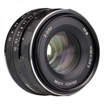 후지필름 Meike 50mm F2.0 수동 초점 렌즈 APS-C Canon EOS-M 용 Nikon 1 용 Sonyfor Fuji Fujifilm 용 4/3, 01 E-card