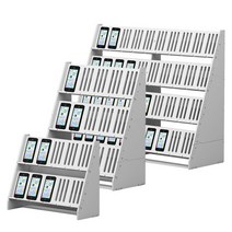 휴대폰 스마트폰 거치대 진열대, 우드 3단 15대, 1개