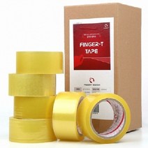 핑거티 투명 박스테이프 48mm x 45m (6개)