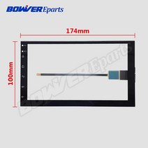 7 인치 6pin 터치 패널 디지타이저 화면 교체 2002GTFPC 자동차 DVD GPS 네비게이션, [01] 1PCS  2.5D Touch