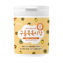버블데이 구름목욕시간 파우더 거품입욕제 레몬피치 500g, 1개