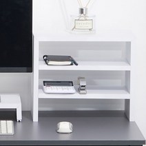 스토리 모니터 받침대 서류정리함 국산 완제품 MT-12, MT12  화이트
