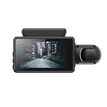 블랙박스보조배터리 듀얼 렌즈 dashcam 1080p 풀 hd 대시보드 카메라 3, 검은색