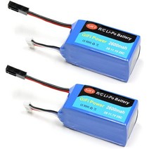DJI 호환 앵무새 AR. 드론 1/2 & 2600 쿼드콥터용 2.0 mAh Gifi 전원 LiPo 배터리 1.0, 02 2pcs Battery