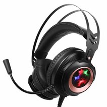 COX CH60 사운드플러스 리얼 7.1채널 진동 RGB LED 게이밍 헤드셋 블랙