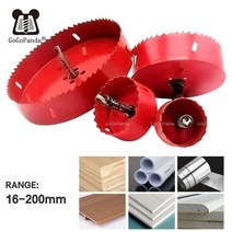 목공용 바이메탈 나무 구멍 톱 비트 16-200mm 1 개 DIY 목재 커터 드릴 비트, 80mm-1Piece