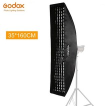 소프트박스 사진 촬영 조명 호환 Godox직사각형 스트립 허니콤 그리드 소프트 박스 22x90cm 30x120cm 35x160cm 보웬스 프로포토 엘린크롬 마운트 스튜디오 플래시, 15.for Elinchrom Mount - FW35X, 1개