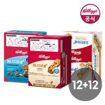 켈로그 크런치넛 에너지바 24개 12+12 골라담기 외 다크초코&씨솔트 그래놀라 프로틴바 아몬드바, 그래놀라바 고소한맛 12개, 그래놀라바 상큼한 사과맛 12개