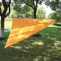 ₢sun/ ₡ 캠핑타프 썬쉐이드텐트 그늘막텐트 야외용핵사타프 야외그늘막 캠핑용품, ₣& 선쉐이드 삼각 그늘막타프 세트(3M) (오렌지), ₢無