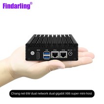미니 PC N3050/N3160/N3700 호스트 6W 저전력 소비 X86-P1 소프트 라우팅 쿼드 코어 스레드 주식용 컴퓨터 호환, Barebone No DDR SSD, N3160