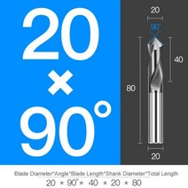 스폿 드릴 60 90 120 0.5-20mm 밀링 스텁 시작 위치 센터 비트 CNC 라우터 커터 초경 엔드 밀, For Steel, D20XR90X100L