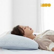 아이누오 이중구조 부자베개 기능성 경추 코골이 사계절 메모리폼 수면 숙면 목이편한 배개