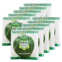 금산 추부 깻잎 10봉(봉당30장) 진한 깻잎 향 가득