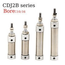 소형유압실린더 가이드실린더 복동 공압 에어 실린더 미니 소형 CDJ2B 타입 싱글로드 10mm 보어 스트로크, 15 Stroke 150mm_01 Bore 10mm