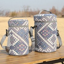 캠핑식기 오일랜턴 보온통가방 파라핀 보온가방 캔버스 가방, L, 상세페이지 참조