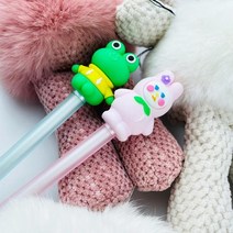 [우수제품][고객만족] 무뚝뚝 토끼와 즐거운 개구리 볼펜 어린이 펜슬 대학생볼펜 귀여운볼펜 선물용볼펜 어린이볼펜 중학생볼펜 Bellos^^&&^^+++++, 1 즐거운개구리