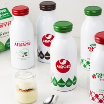 서울우유 레트로 텀블러 보온병 빈티지 보틀 350ml 5종, 딸기앙팡 350ml