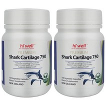 하이웰 상어연골 칼슘 750 100캡슐 x 2통