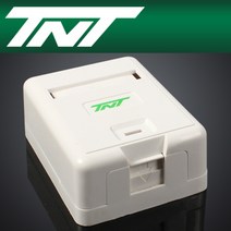 TNT NM-TNT62 노출형 1포트 아울렛 박스 통신자재, 본상품선택
