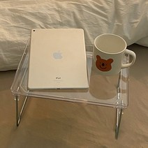 이케아 사이드 테이블 소파 원룸 티 미니 베드 침대 옆 테이블 인테리어 거실 투명 접이식 미드 모던 센추리
