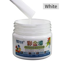 아크릴페인트 블랙 페인트 우드 래커 금속 바니시 코팅 가구 자동차 조각상 착색 무취 수성 아크릴 100g, [02] white