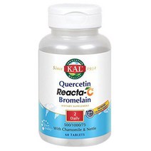 Kal 퀘르세틴 리액타C 브로멜라인 60정, 1개