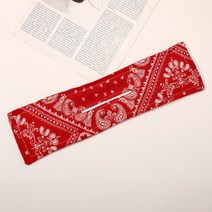 데프트 번 헤어 밴드 유연한 트위스터 스타일링 여성 프린트 매듭