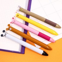 독일제 잉크 동물 2색 볼펜 잉크펜 [판촉물 선물 판촉 기념품 홍보용 인쇄 가능], 강아지볼펜