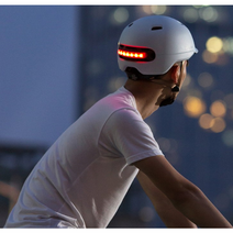 샤오미 Smart4u 스마트 자전거 헬멧 LED등 킥보드, 검정