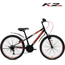 2023 케이투바이크 MTB 자전거 덱스터SF 24인치 주니어 초등학생 21단 조립별도, 덱스터SF 24인치 블랙+레드, 미조립